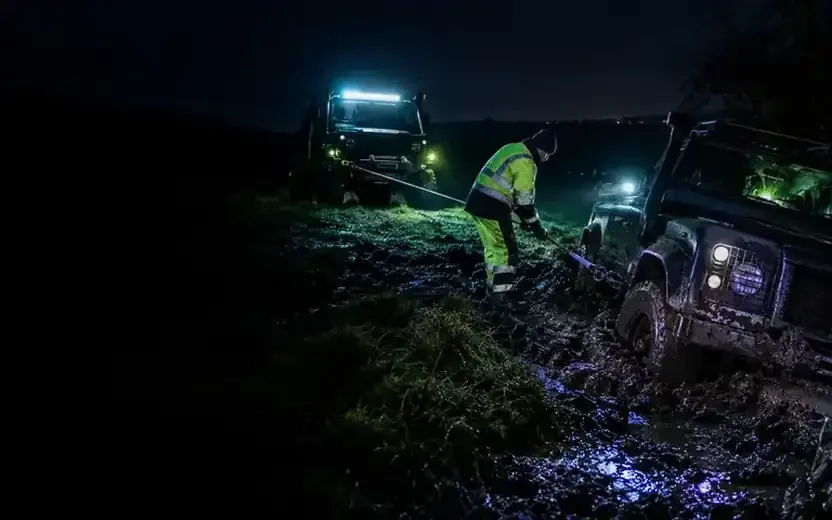 Local vehicle recovery — vehicle recovery and transport illustration