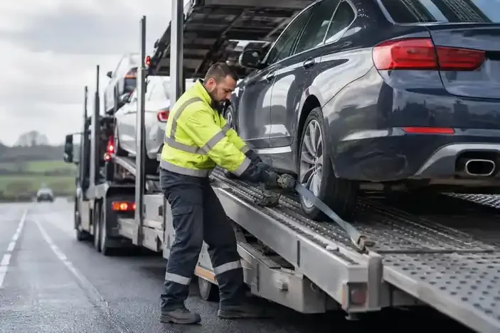 Non runner vehicle transport — vehicle recovery and transport illustration